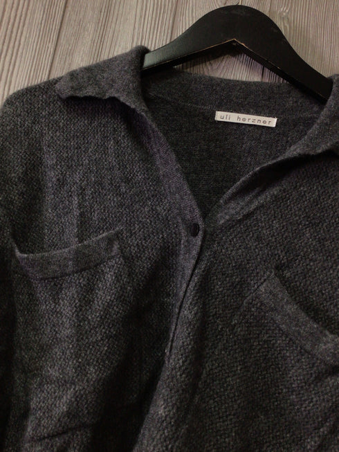 uli herzner Cortina Cashmere Shirt Size Medium-Large